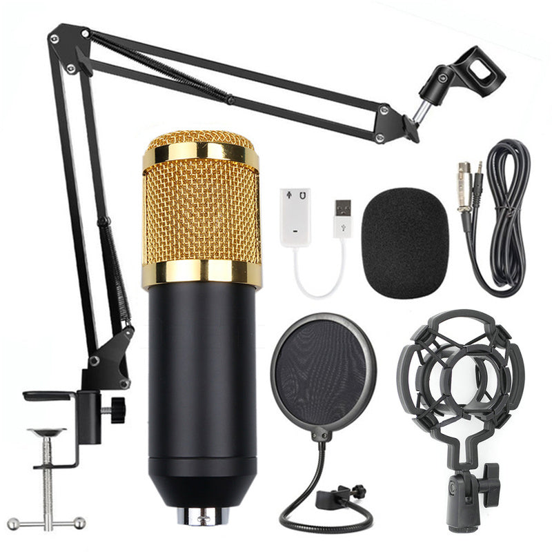 Net microphone stand set Black