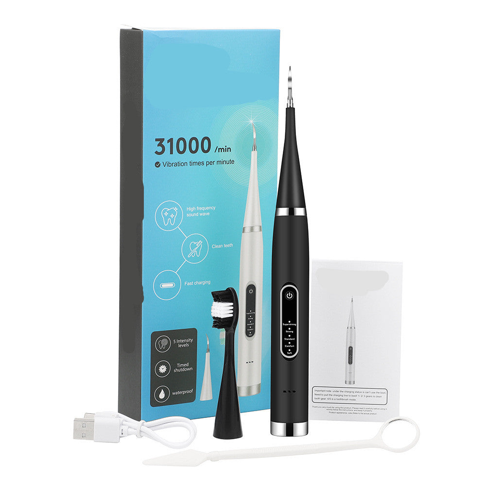 5 Speed Electric Dental Cleaner Black USB