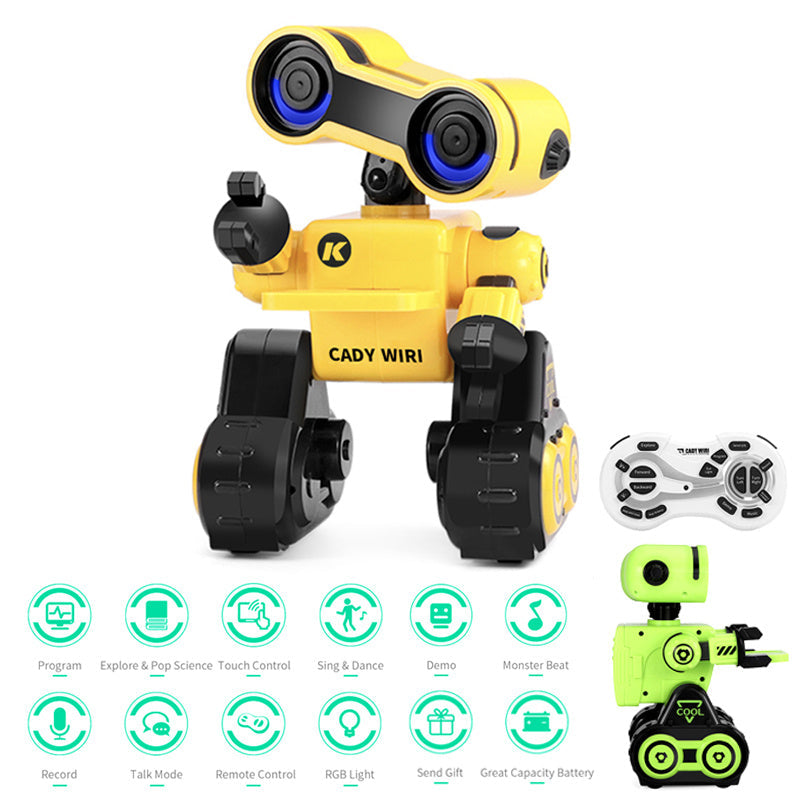 Cady Wiri control robot Children's remote Yellow