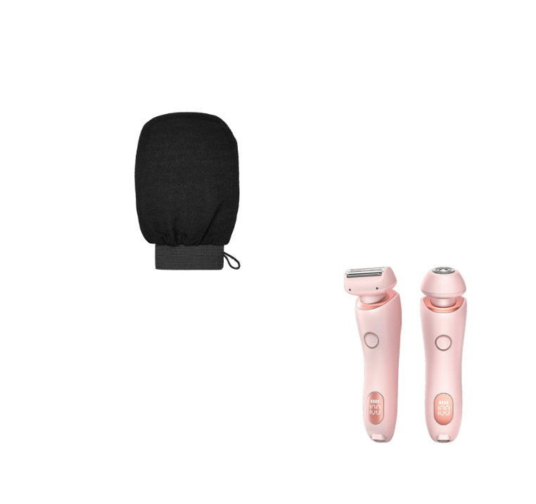 Car Mini Portable Electric Smart 2in 1 Wireless Digital Inflator Hair Removal Epilator USB Rechargeable Trimmer Women Body Pink Set USB