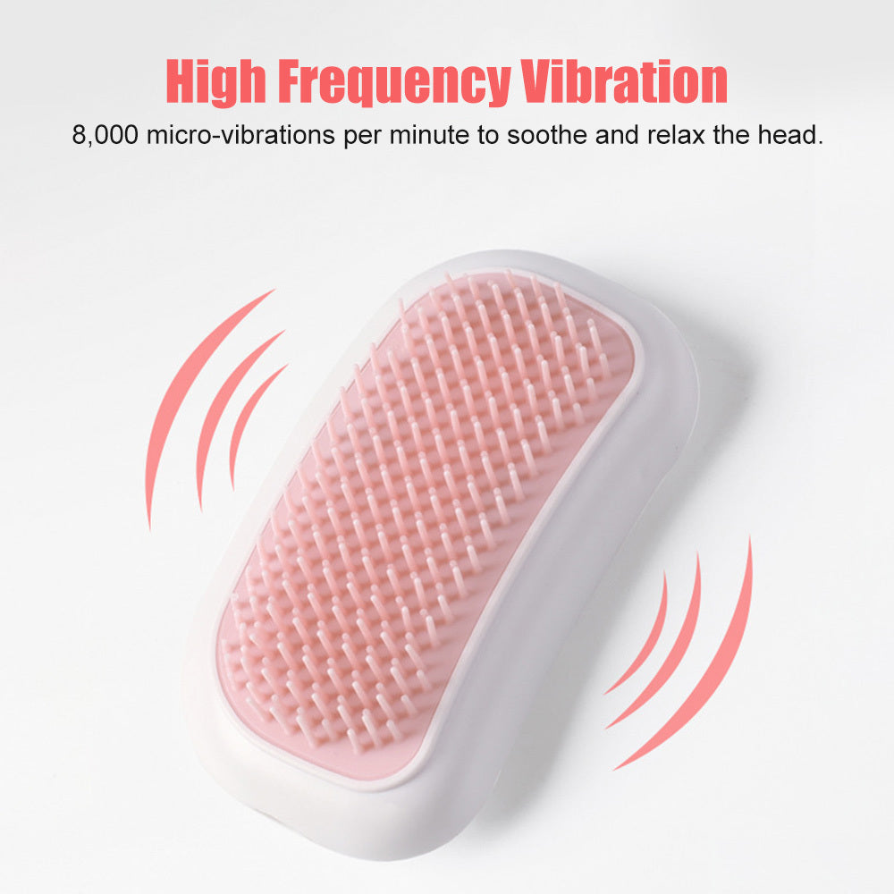 Electric Scalp Massager Scalp Massage Machine Head Massager Scraper Head Scratcher Mini Hair Massage Scalp Scrub Brush White