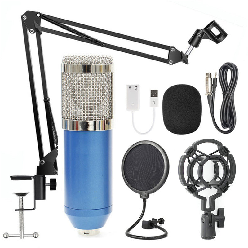 Net microphone stand set Blue