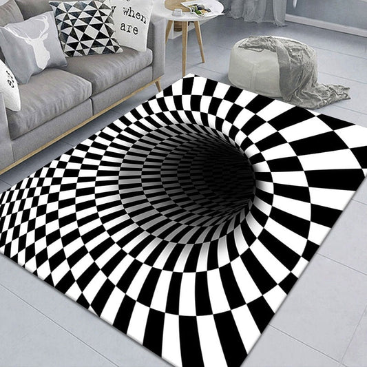 Trap Vision Teppich 3D Geometrische Stereoskopischen Illusion Boden Matte Vision A 60X90cm