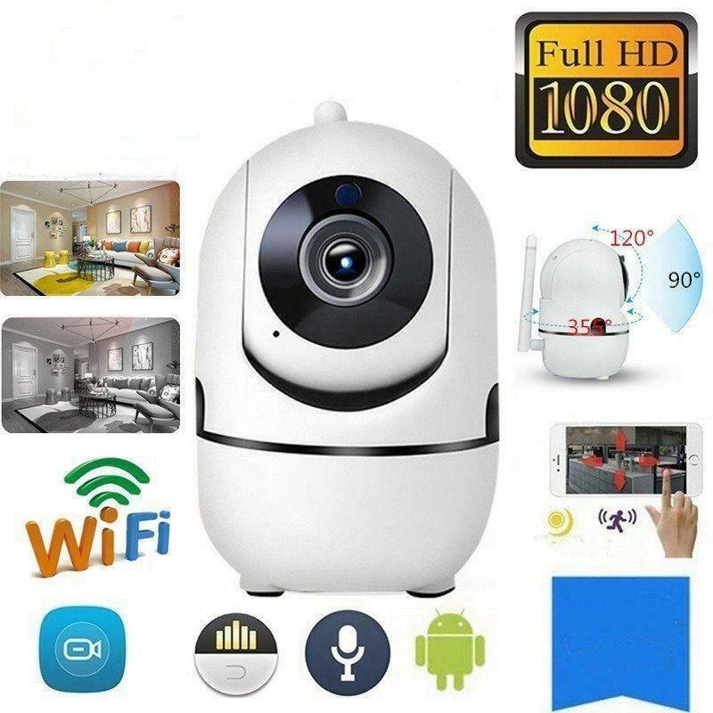 WiFi wireless CCTV IP camera home security monitor White